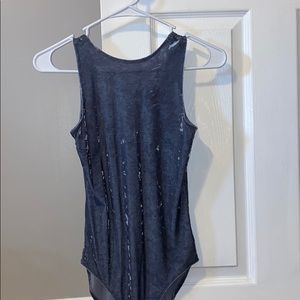 American Eagle Velvet bodysuit/onesie